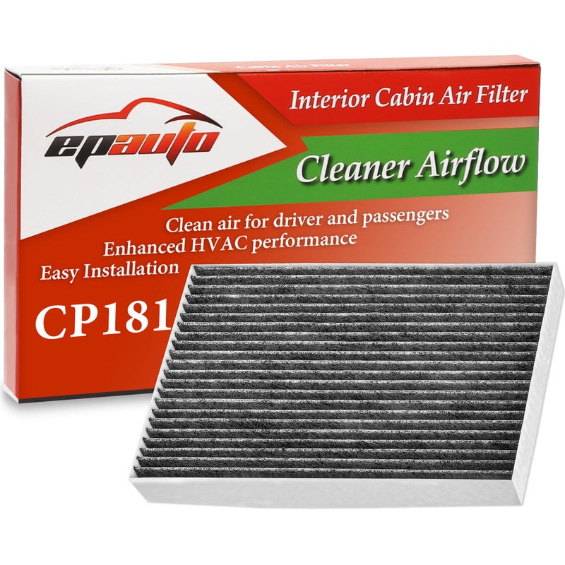 EPAuto CP181 (CF11181) Cabin Air Filter with Activated Carbon, Replacement for Cadillac XLR (2004-2009), Chevrolet Corvette (2005-2019) - Image 1
